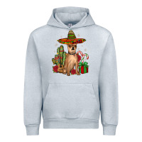 Heather Grey Chihuahua Christmas Urban Hoodie - JahusDesignShop