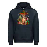 Navy Chihuahua Christmas Urban Hoodie - JahusDesignShop