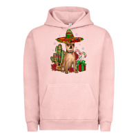 Pigment Salmon Chihuahua Christmas Urban Hoodie - JahusDesignShop