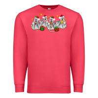 Cardinal pantasmas ghost christmas Premium Sweatshirt - Zillion Design Studio