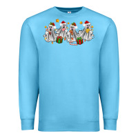 Ocean Blue pantasmas ghost christmas Premium Sweatshirt - Zillion Design Studio