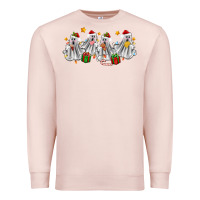 Pale Pink pantasmas ghost christmas Premium Sweatshirt - Zillion Design Studio