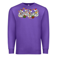 Purple pantasmas ghost christmas Premium Sweatshirt - Zillion Design Studio