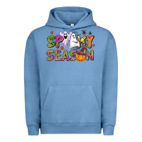 Pigment Pebble Blue spooky season Urban Hoodie - AdoDesignShop