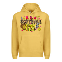 Antique Gold it is a softball kinda day Premium Hoodie - JahusDesignShop