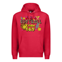 Cardinal it is a softball kinda day Premium Hoodie - JahusDesignShop