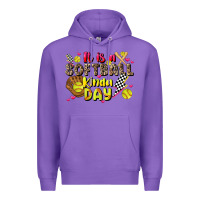 Purple it is a softball kinda day Premium Hoodie - JahusDesignShop