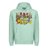 Seafoam it is a softball kinda day Premium Hoodie - JahusDesignShop