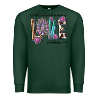 Sports Green western let all that you do be done in love with g Premium Sweatshirt - texasbilliewilder