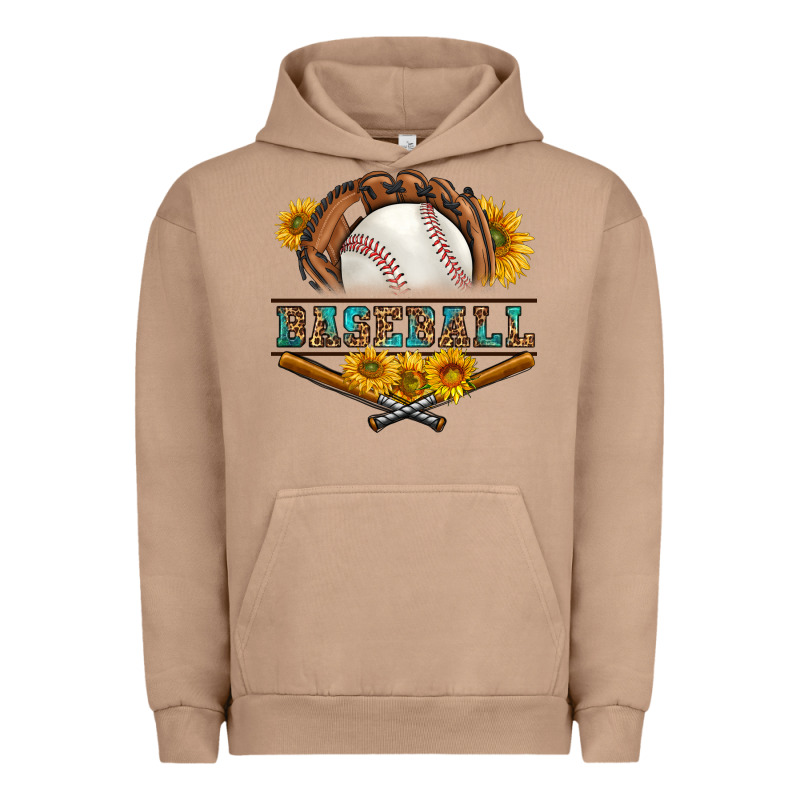 Western Baseball With Sunflower Urban Hoodie by BundleAndBundleShop | Teevron