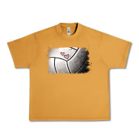 Peanut Butter Volleyball Brushstroke Urban Heavy Tee - RanaPortraitStore