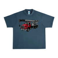 Midnight Navy crane truck Urban Heavy Tee - Artiststas