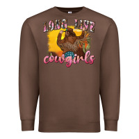Chestnut western long live cowgirls Premium Sweatshirt - texasbilliewilder