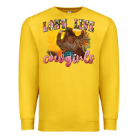Lemon western long live cowgirls Premium Sweatshirt - texasbilliewilder