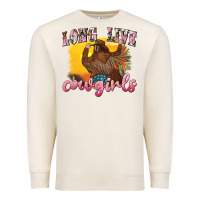 Sandshell western long live cowgirls Premium Sweatshirt - texasbilliewilder