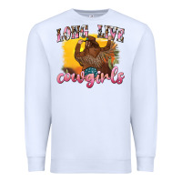 White western long live cowgirls Premium Sweatshirt - texasbilliewilder