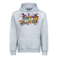 Heather Grey happy halloween Urban Hoodie - AdoDesignShop