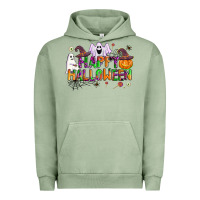 Pigment Oil Green happy halloween Urban Hoodie - AdoDesignShop