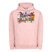Pigment Salmon happy halloween Urban Hoodie - AdoDesignShop