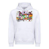 White happy halloween Urban Hoodie - AdoDesignShop