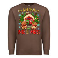 Chestnut our first christmas as mr and mrs Premium Sweatshirt - Zillion Design Studio