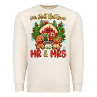 Sandshell our first christmas as mr and mrs Premium Sweatshirt - Zillion Design Studio