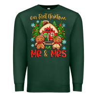 Sports Green our first christmas as mr and mrs Premium Sweatshirt - Zillion Design Studio