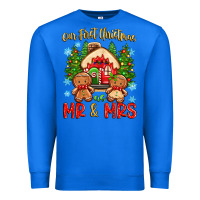 True Royal our first christmas as mr and mrs Premium Sweatshirt - Zillion Design Studio