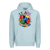 Blue Mist i teach au some kids Premium Hoodie - JahusDesignShop