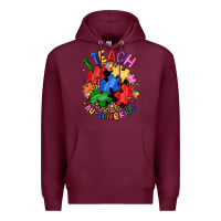 Burgundy i teach au some kids Premium Hoodie - JahusDesignShop
