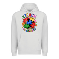 Dove Grey i teach au some kids Premium Hoodie - JahusDesignShop