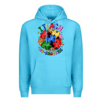 Ocean Blue i teach au some kids Premium Hoodie - JahusDesignShop