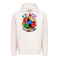 Pale Pink i teach au some kids Premium Hoodie - JahusDesignShop