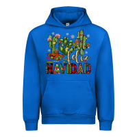 Cobalt cactus feliz navidad Urban Hoodie - JahusDesignShop