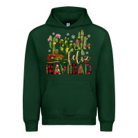 Forest Green cactus feliz navidad Urban Hoodie - JahusDesignShop