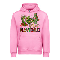 Fuchsia Pink cactus feliz navidad Urban Hoodie - JahusDesignShop