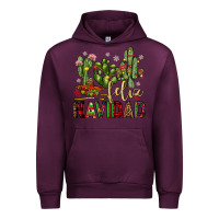 Mauve Wine cactus feliz navidad Urban Hoodie - JahusDesignShop