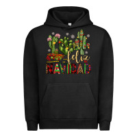 Pigment Black cactus feliz navidad Urban Hoodie - JahusDesignShop