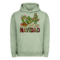 Pigment Oil Green cactus feliz navidad Urban Hoodie - JahusDesignShop