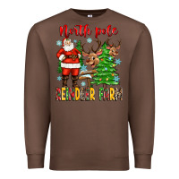 Chestnut north pole reindeer farm Premium Sweatshirt - Zillion Design Studio