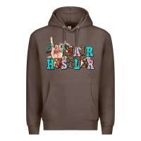 Coffee hair hustler Premium Hoodie - AdoDesignShop