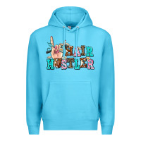 Ocean Blue hair hustler Premium Hoodie - AdoDesignShop