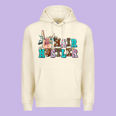 Hair Hustler Premium Hoodie Designed By Adodesignshop