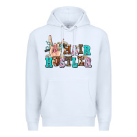 White hair hustler Premium Hoodie - AdoDesignShop