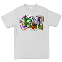 Dove Grey Halloween RN Registered Nurse Premium Tee - LillyAllenDesigns