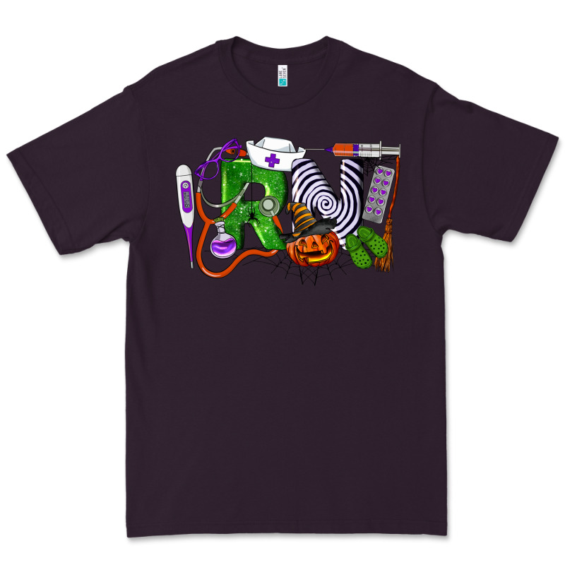 Halloween Rn Registered Nurse Premium Tee by LillyAllenDesigns | Teevron