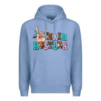 Colony Blue hair hustler Premium Hoodie - AdoDesignShop