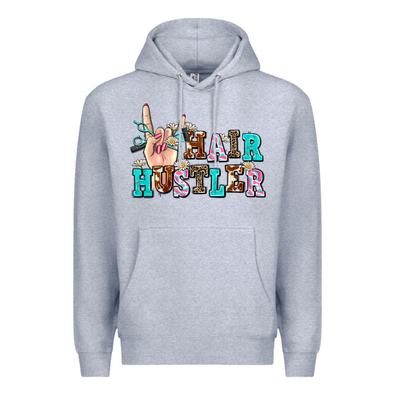 Hair Hustler Premium Hoodie by AdoDesignShop | Teevron