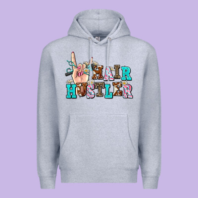 Hair Hustler Premium Hoodie Designed By Adodesignshop