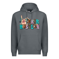 Rock hair hustler Premium Hoodie - AdoDesignShop